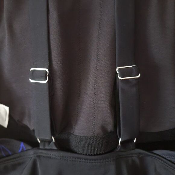 Eco Beach Women's High Neck One-Piece Swimsuit Color Black/Multi Size Large NWT - Picture 9 of 16